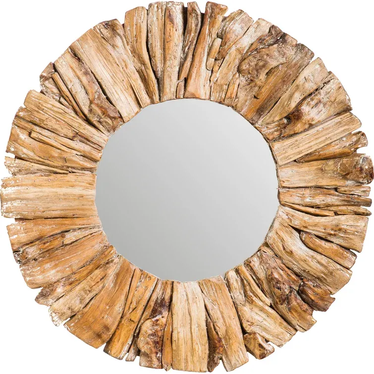 Victoria Drift Wood Rustic Accent Mirror
