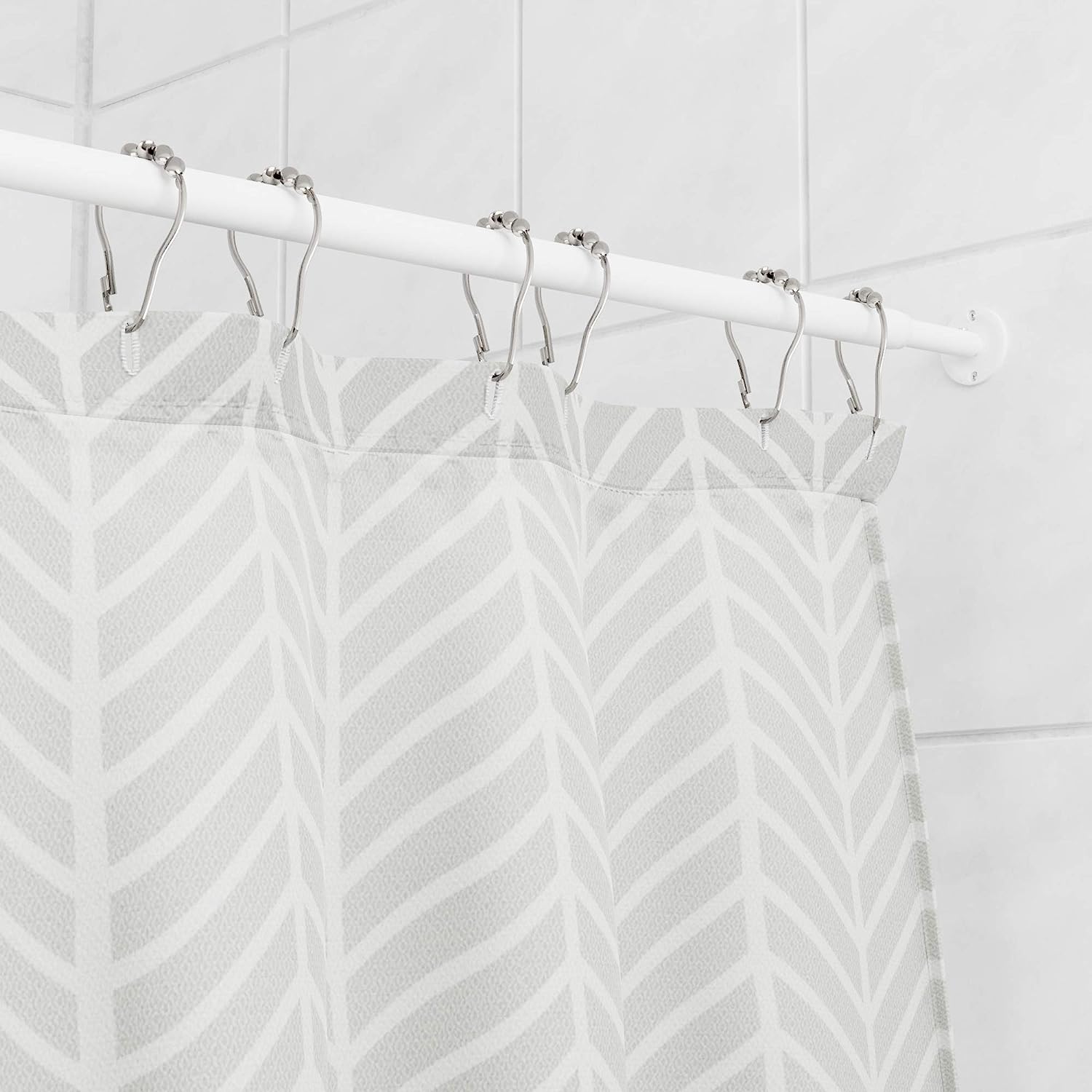 Amazon Basics Extendable Curved Shower Rod