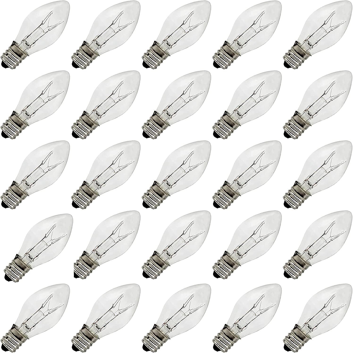 Creative Hobbies 25 Pack Night Light Bulbs