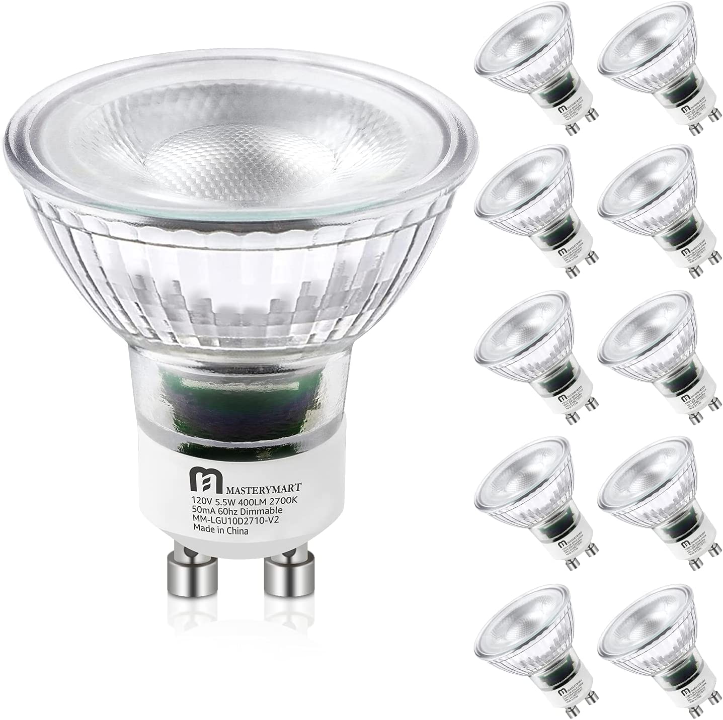 MASTERY MART GU10 LED Light Bulbs