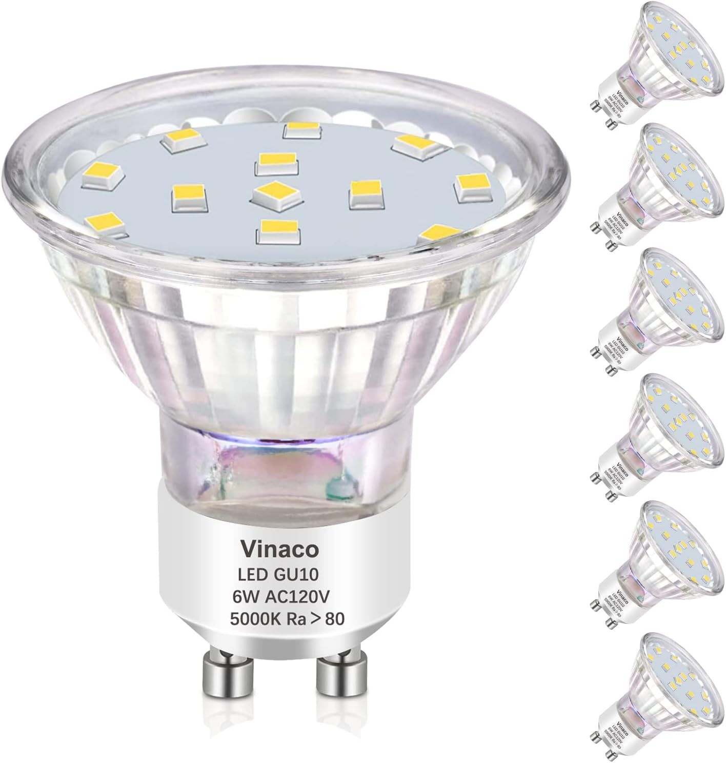 Vinaco GU10 LED Bulbs Dimmable